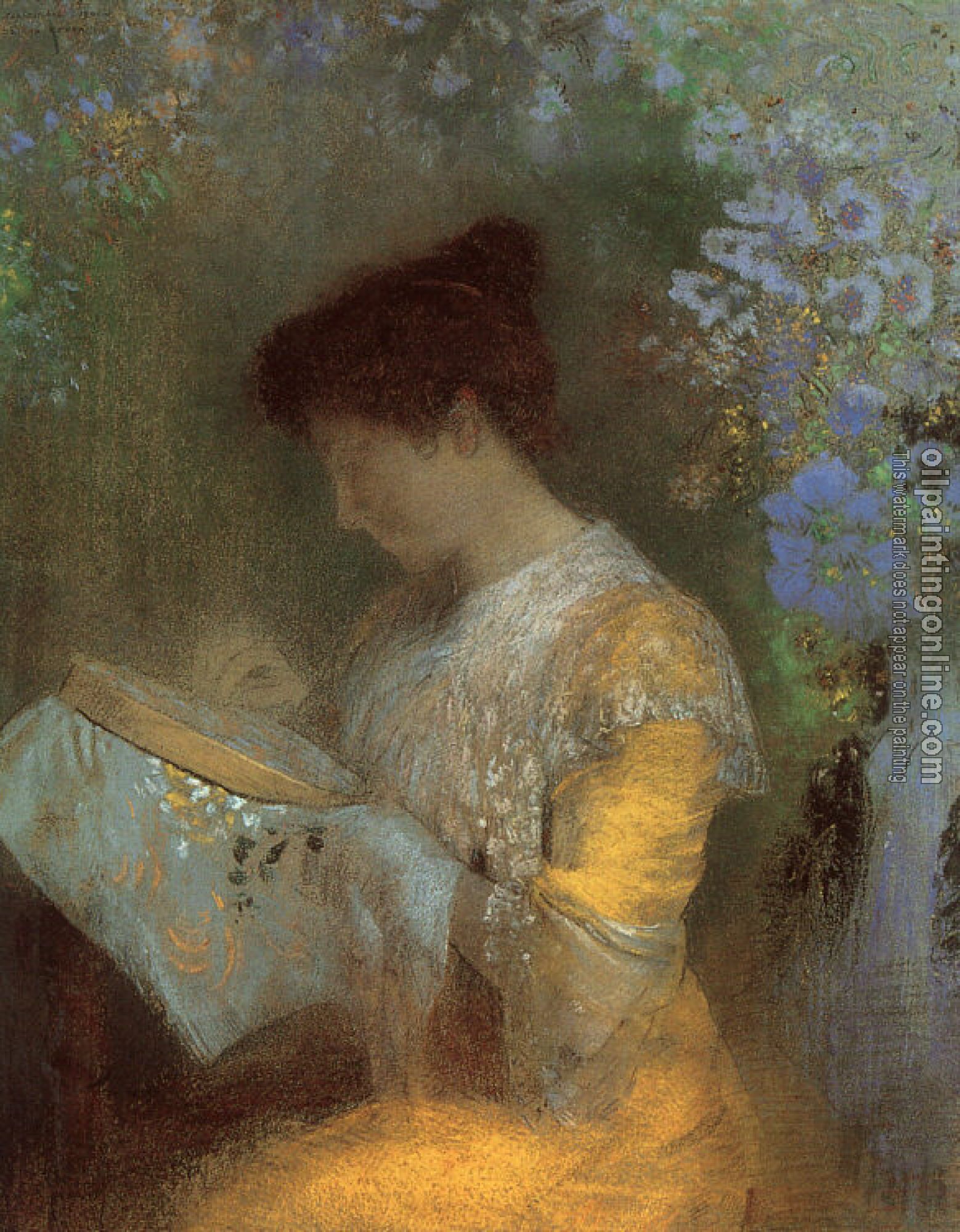 Redon, Odilon - Portrait of Madame Arthur Fontaine